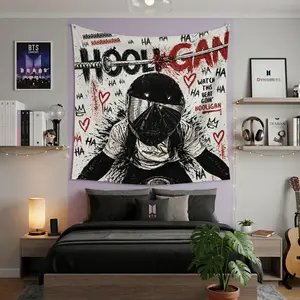 Kpop Street Rider Tapestry, Korean Pop Music Wall Hanging, Urban Tour Style Room Decor, Fan Gift for Music Lover 2026