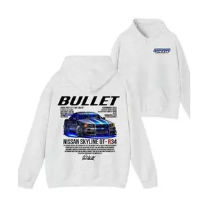 Women's Graphic Tees in Full Size, For Men: Top Women's Wear T-Shirt, SUKI BULLET Skyline R34 S2000 Shirt Deonka