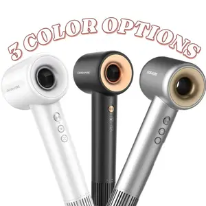 COSHARE SuperFlow1 Hair Dryer - Single Item with Scent Ring, Ionized Heat for Frizz-Free Shine, Lightweight Portable Compact Hair Care Appliance, Indonesia Plug
