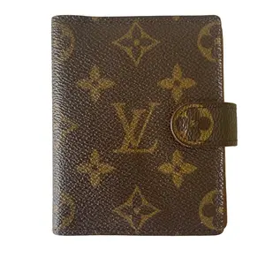 Pre-owned Louis Vuitton Agenda Cover Small Leather Goods monogram mini card holder authentic with COA TH1905