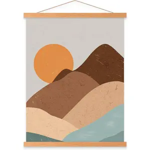 20x30 20x28 Poster Frame Magnetic Light Wood Frame Hanger for Photo Picture Canvas Artwork Art Print Wall Hanging 1 Pack 20"