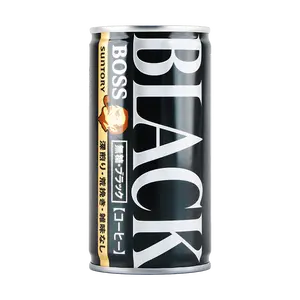 Suntory BOSS Japanese Sugar-Free Black Coffee Drink 185ml - Zero Sugar, Fat & Calories