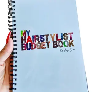 My Hairstylist Budget Book. Finance organizer. Planner Notebook Spiral Bound Planner Finance Checklist Organizer Office Stationery Supplies Plannerbook