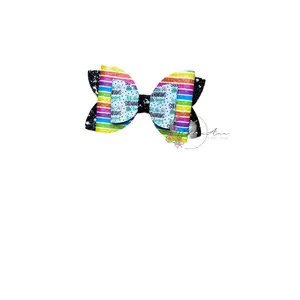 LIVE order 4inch Leather Bows on clips