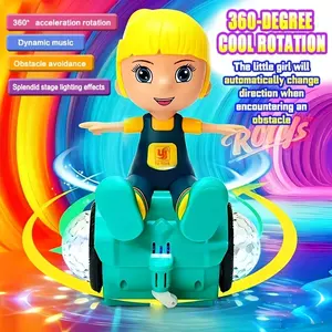 Baby Balance Bike Toy, Musical Interactive Toy,sElectric Stunt Spinning, with Lights and SoundElectric , Interactive Fun for Boys and Girls, Gift for All Ages