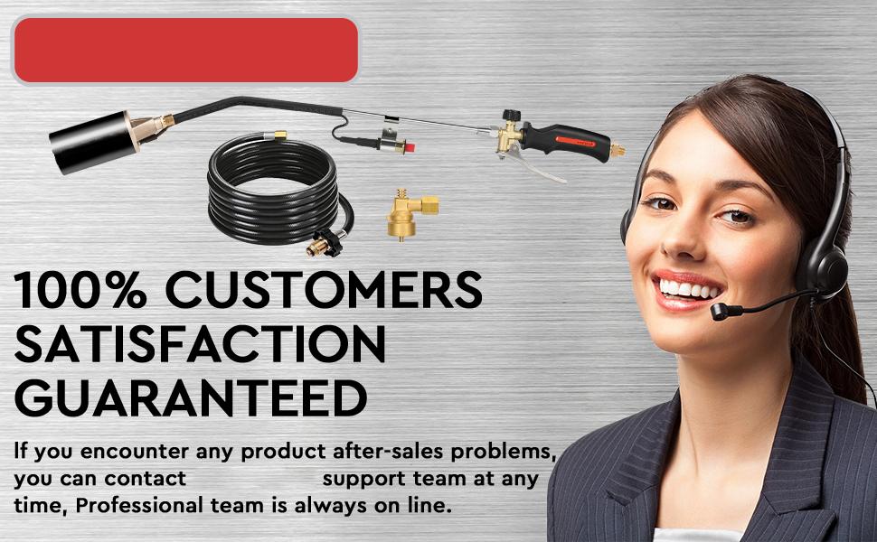 Propane Torch Weed Burner Kit with Storage Bag and 10FT Hose Heavy Duty Blow Torch Flamethrower with Self Igniter and Turbo Trigger for Weeding,Roofing,Ice Melting,Road Marking(Fuel Not Included) Propane Torch Weed Burner Kit with Storage Bag and 10FT Hose Heavy Duty Blow Torch Flamethrower with Self Igniter and Turbo Trigger for Weeding,Roofing,Ice Melting,Road Marking(Fuel Not Included)