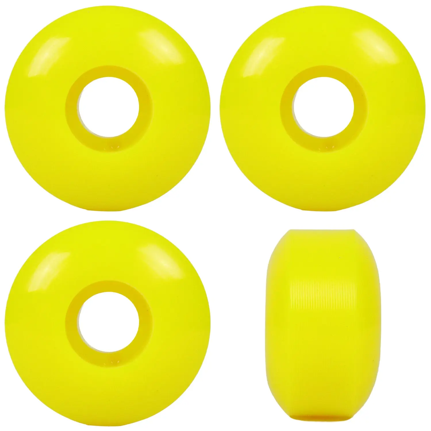 Skateboard Wheels 52mm x 31mm High Rebound 99A Yellow