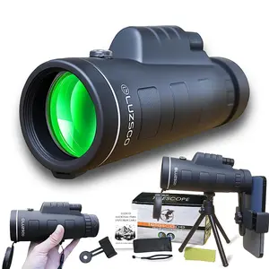 Monoculars for Adults High Powered 10x42 – Compact Waterproof Monocular Telescope with Tripod & Smartphone Adapter – Handheld Mini Pocket Telescope for Bird Watching, Hunting, Travel & Gifts
