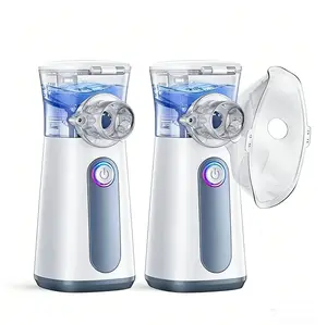 2 Pcs Portable Handheld Mist Sprayer with Built-in Lithium Battery, USB Rechargeable Personal Hydration Device for Home & Travel