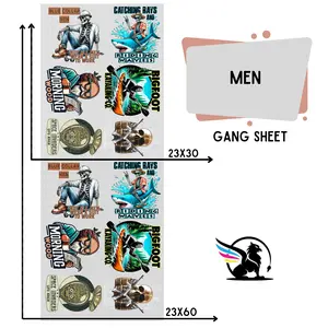 Men | Premade DTF Transfer Gang Sheet For Graphic Tees