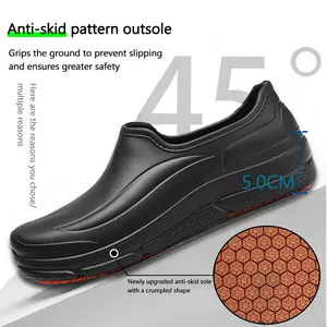 work clogs where comfort meets safety!Slip-proof, waterproof & oil-resistant for chefs & nurses.Wide toe box and cloud cushioning keeps you comfy all shift.Hospital/kitchen approved!Outdoors Rubber