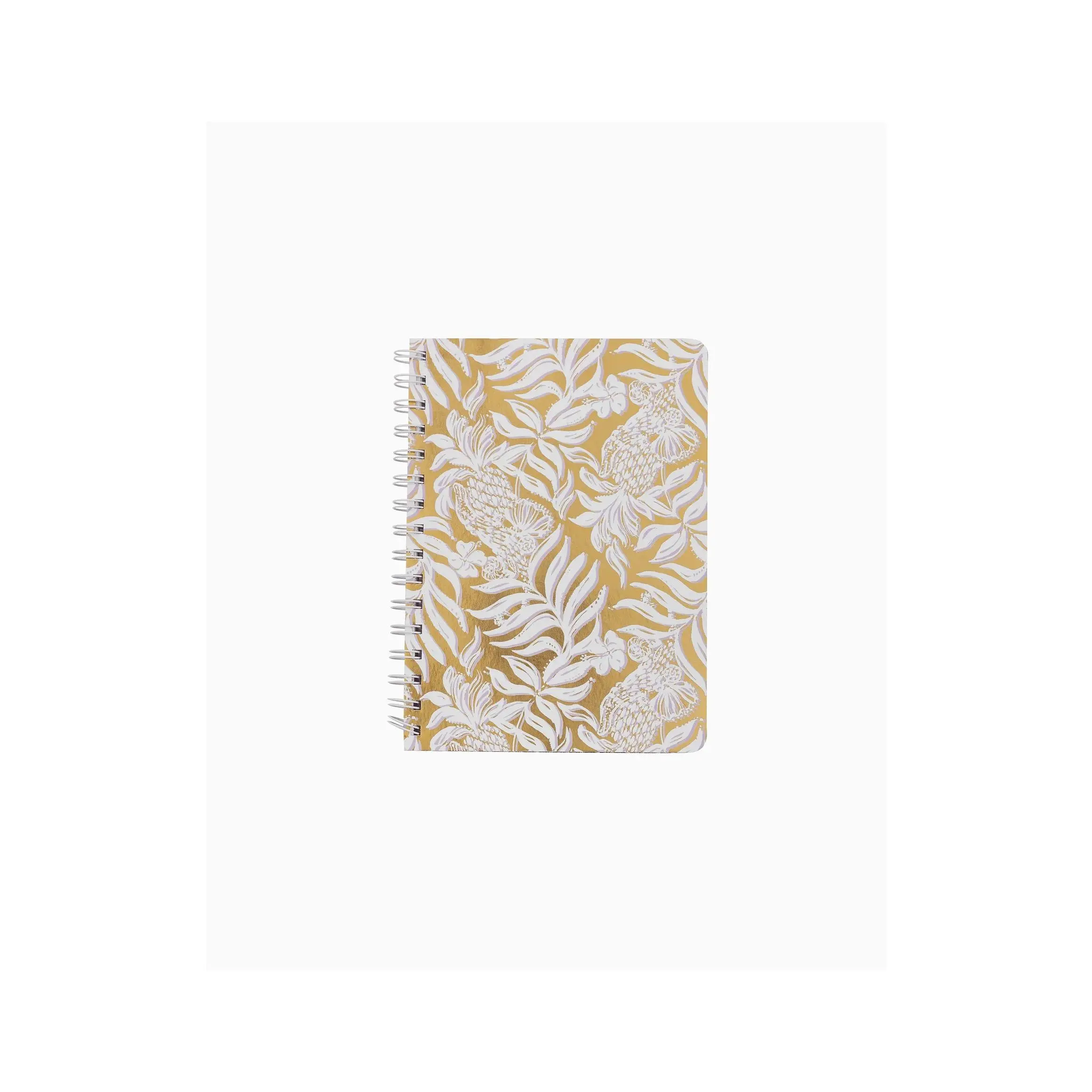 Mini Notebook, Gold Metallic Bon Vivants