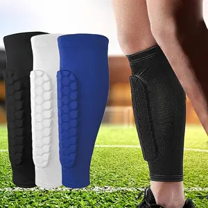 Honeycomb Design Leg Sleeves, 1 Count Non-slip Lightweight Leg Warmers, Running Bicycle Football Sports Leg Sleeves for Men & Women, Protective Sleeves, Sports Knee Sleeve