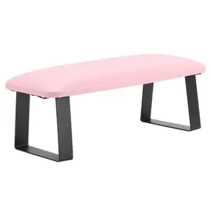 VOCOSTE Arm Rest for Nails Tech, Non-Slip Nail Arm Rest, Manicure Hand Rest with Detachable Brackets, Hand Rest for Nails Tech, Nail Hand Rest, Pink