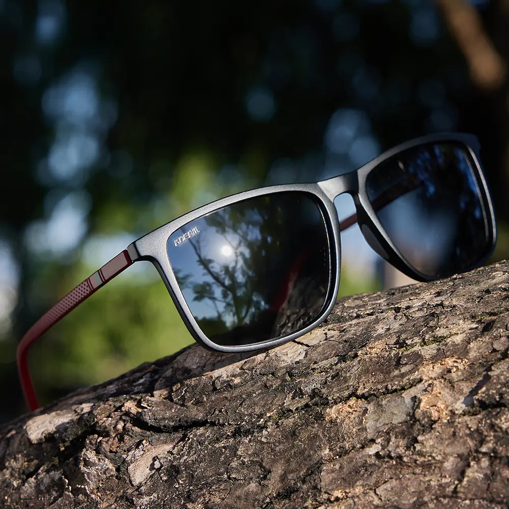 Large Square Polarized Sunglasses For Outdoor Sun Protection, Fishing, And Driving