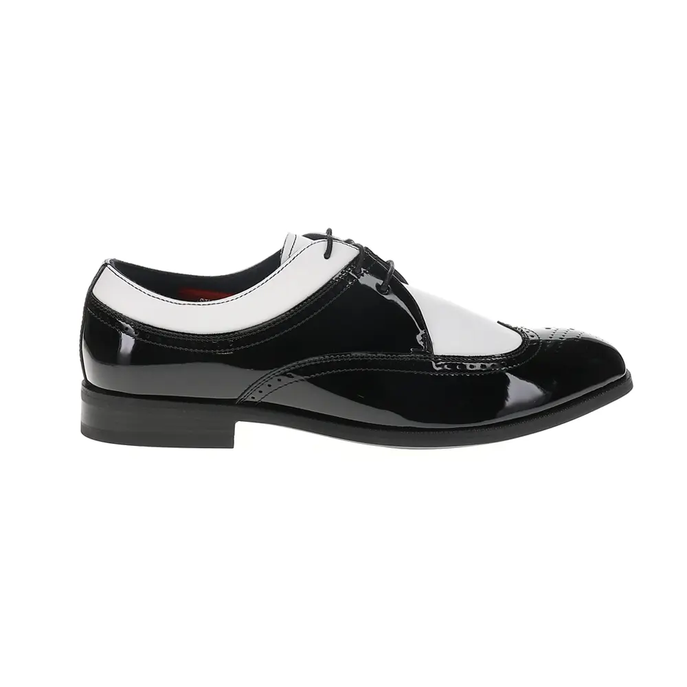 Stacy Adams Mens Dayton Ii Wingtip Oxford Dress Dress Shoes - Black