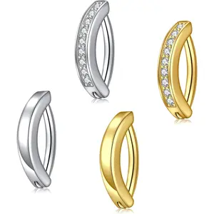 Button Ring for Women Clicker Hoop  Rings Opal Navel Piercing  Dangle  Surgical Steel Dainty Dangling Navel Rings for Women