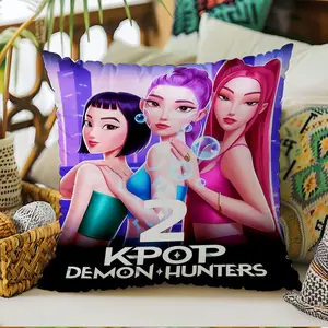 Trendy Anime Pillow Cover, High-Quality Fashion Art Cushion Case, Home Decor for Living Room, Sofa, Bedroom, Stylish Pillow Protector, Bedroom Decorative Accessories
