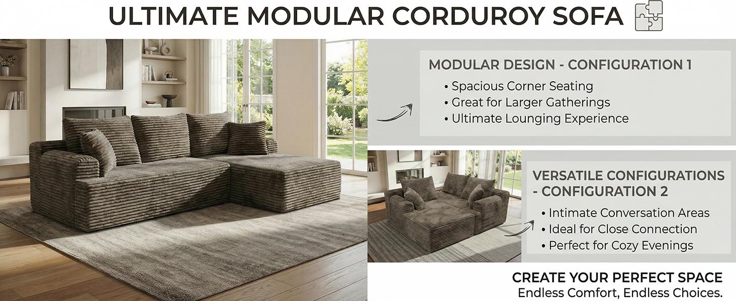 L-shaped living room sofa design featuring vacuum compression and all-foam construction; modular sofa with durable, comfortable upholstery; soft sofa cushion; no frame; sectional sofa suitable for the living room.