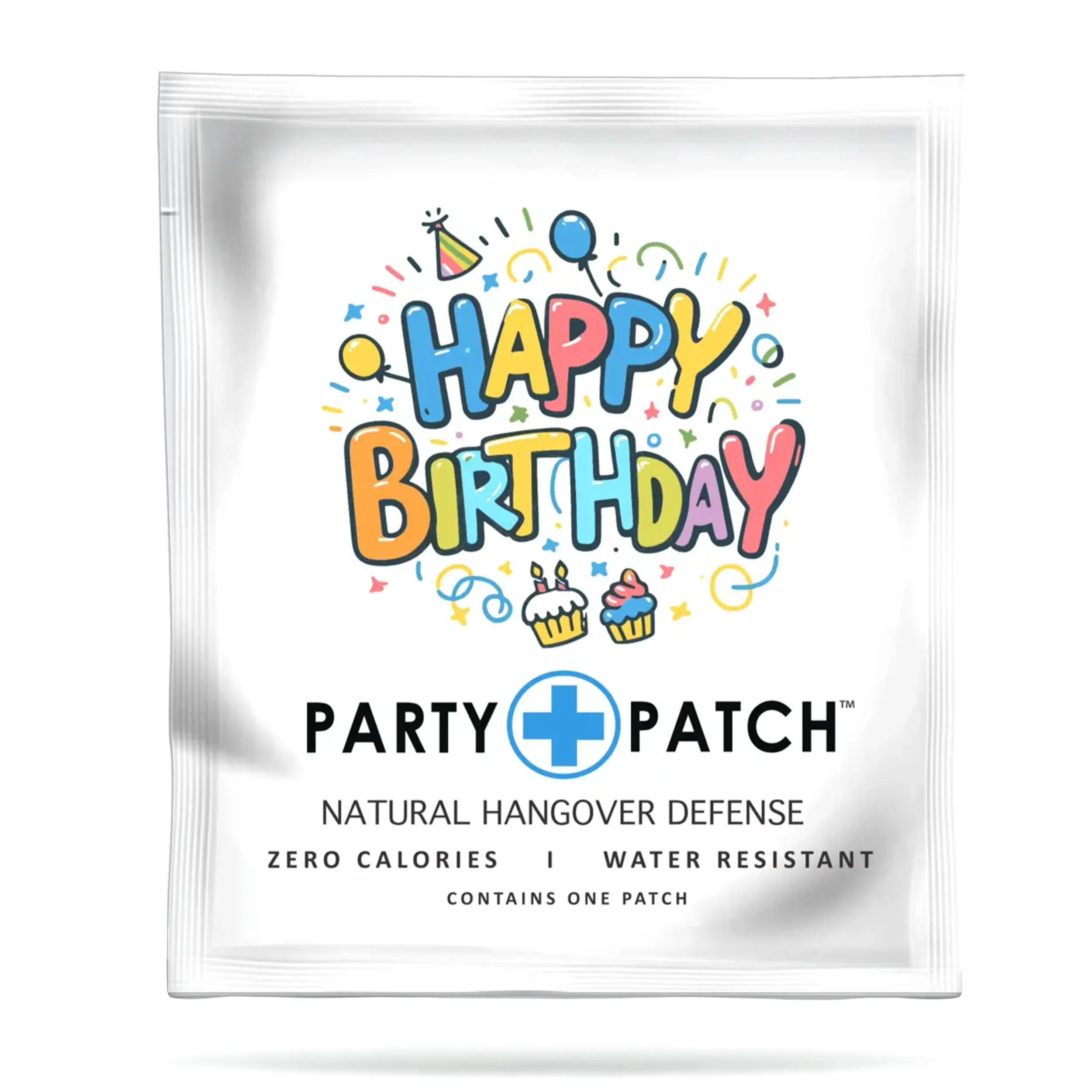 Party Patch - Happy Birthday Water-Resistant Patch, Party Accessory for Celebrations and Nights Out