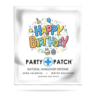 Party Patch - Happy Birth Day Patch with Zero Calories, Water-Resistant Recovery Patch for Parties and Nights Out Decor Ornaments