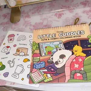 Coco Wyo Little Cuddles Coloring Book (Spiral Bound) & Sticker Set