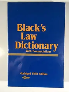 USED-Black's Law Dictionary: Abridged Fifth Edition by Henry Campbell Black (Paperback)