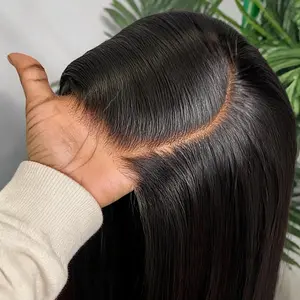CORIIANA Straight Glueless Wigs Human Hair Ready To Wear Pre Plucked Brazilian 7x5 13x6 HD Lace Frontal Human Hair Wig For Women 180% summerwins