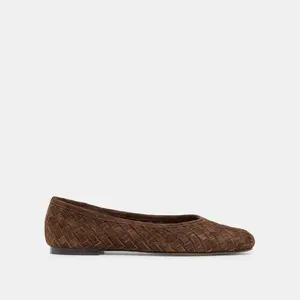 Dolce Vita KOY BALLET FLATS DK BROWN SUEDE