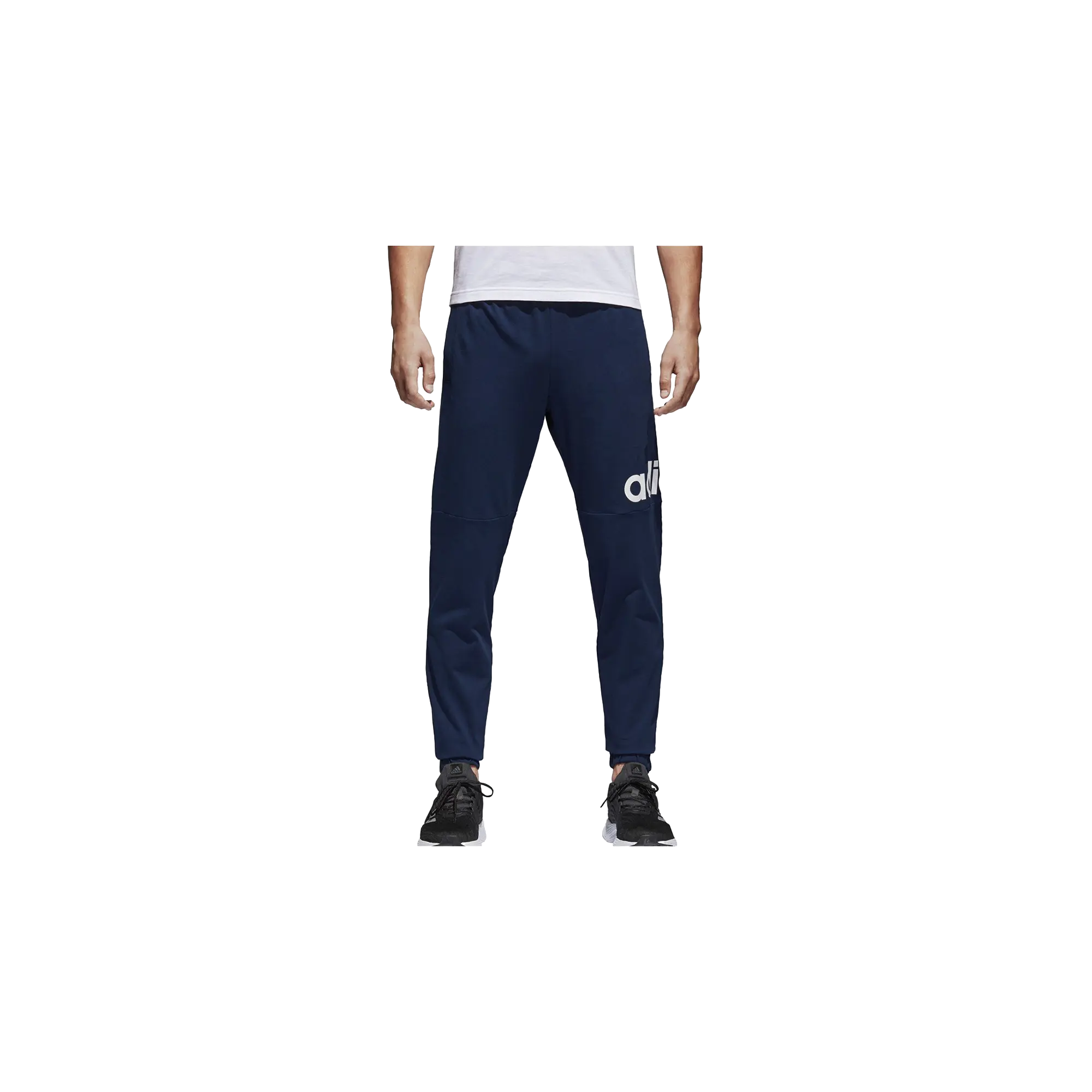 Essentials Linear Logo Sweatpant "Conavy / White" BK7410