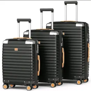 Joyway 3 Piece Luggage Set 20 24 28 Inch Polypropylene Hardside Suitcases With 360° Spinner Wheels & TSA Lock Lightweight Carry On For Business Travel Family Trips Traveling Bags Suitcase Clothes Storage Cruise Essentials