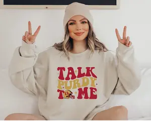 [Sale Up To 55%] - [Free Ship] - Talk Purdy to Me Niner Unisex Crewneck Sweatshirt