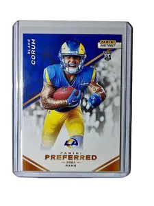 Blake Corum 2024 Panini Preferred NFL #3 Rookie Football Card LA Rams 1/335