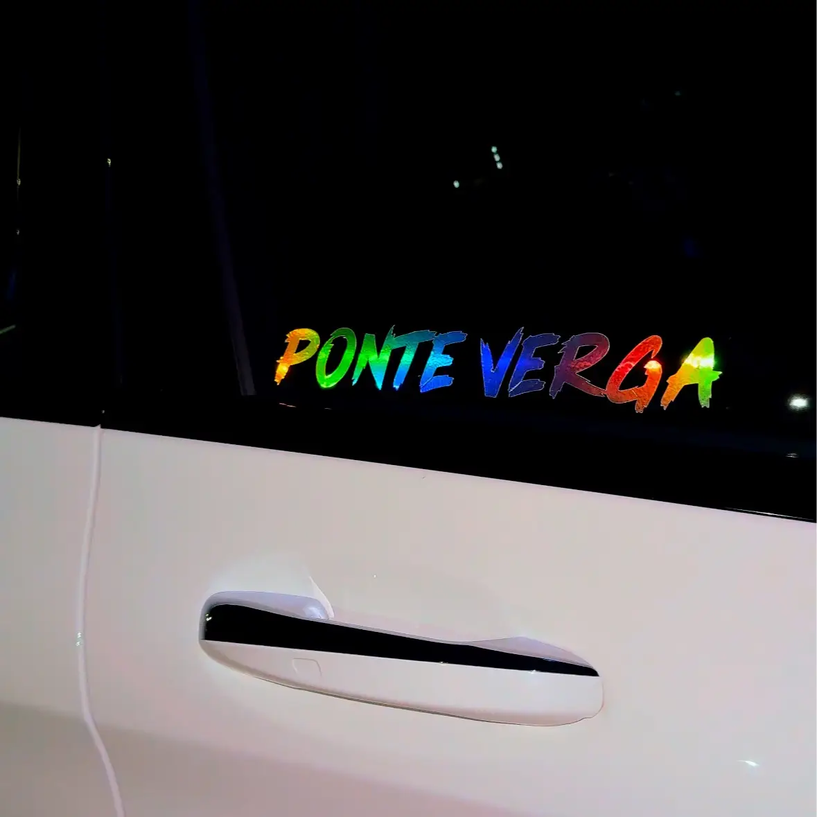Ponte Verga Car Decal - Personalized Car Sticker