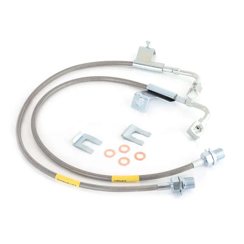 thumbnail image 2 of FAPO MOTO Extended Stainless Steel Rear Brake Line For 1980-1996 Ford F150 Bronco – 4-6" Lift – FZ033010-3 2 of 3