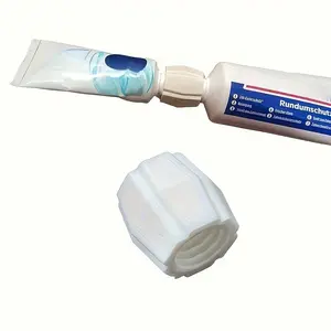 Plastic Toothpaste Tube Adapter for Refilling, Easy-To-Use Dispensing Connector, Travel Size, Home & Travel Essential, Convenient Refill Tool