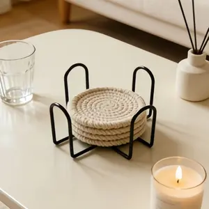 Iron Cross Cup Holder Rack, Hollow Out Drainage Storage Shelf, Kitchen Table Water Control Organizer, Home Guesthouse Coffee Shop High Aesthetic Non-Slip Cup Stand