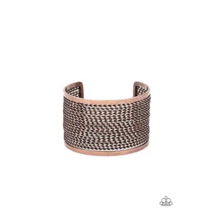 Stacked Sensation - Copper Cuff Bracelet