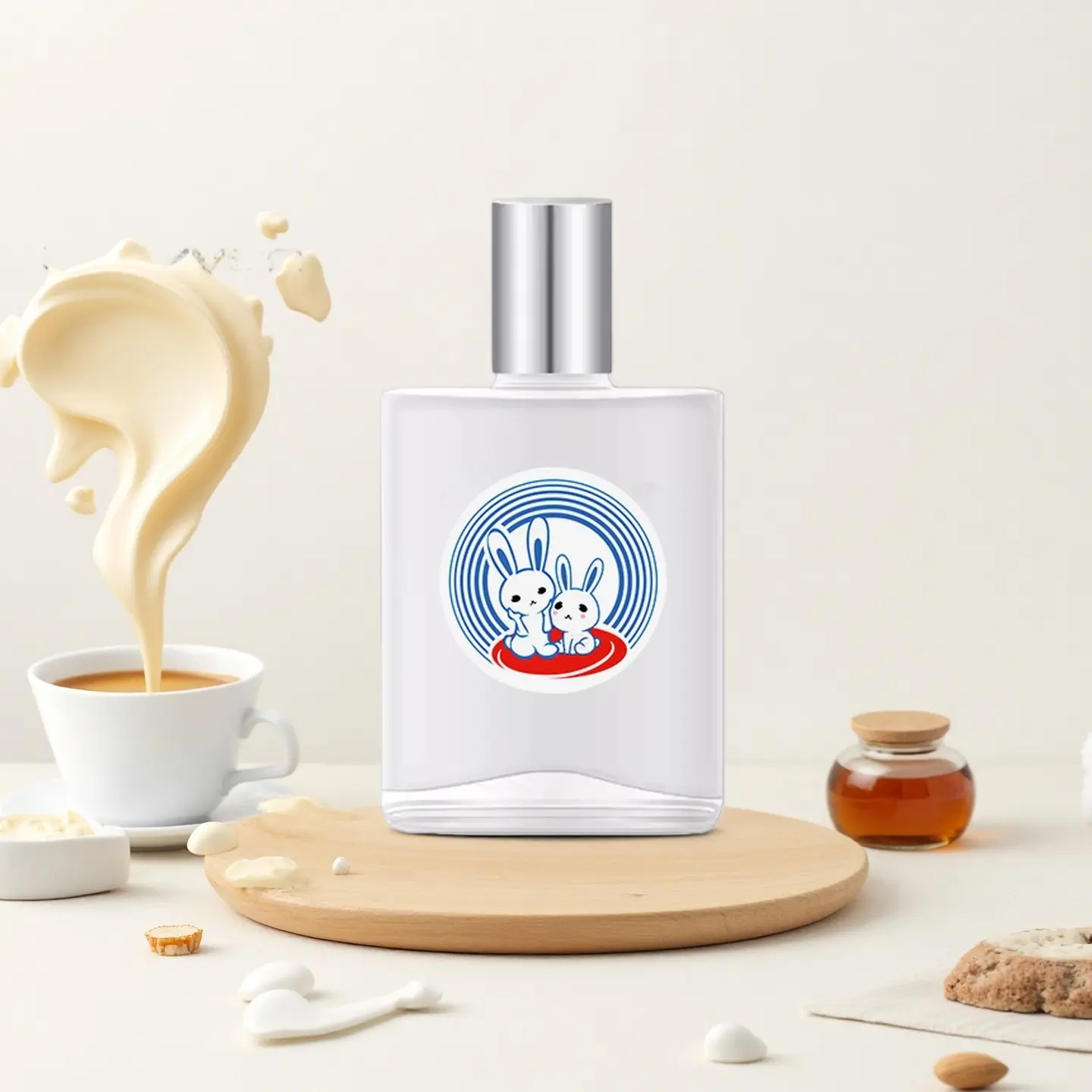 Milk Scent Perfume for Women 30ML Eau de Parfum Top Notes Milk Middle Notes Coconut Base Notes Caramel Sweet Gourmand Fragrance Aromatic Sweet Scent Creamy Gourmand Scent Long Lasting Gift for Girls Captivating Scent Cozy Winter Scent
