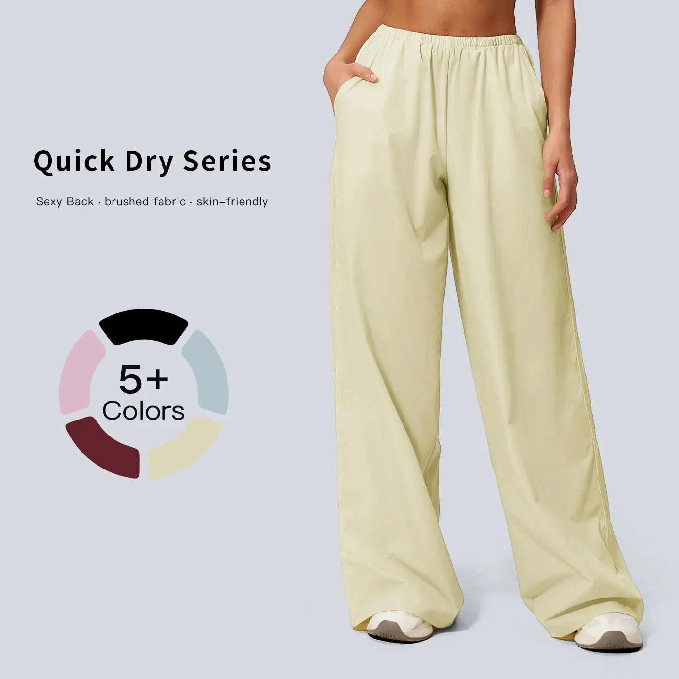 TENWOLF Women's Loose Fit Quick-Drying Breathable Joggers with Sun Protection for Fitness, Running, and Workout, Quick Drying Jogger, Outdoor Jogging Pants, Fitness Running Bottoms