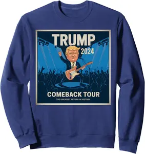Victory TRUMP 2024 Won COMEBACK TOUR Rockstar Inauguration Sweatshirt