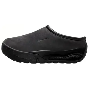 Nike ACG Rufus Triple Black Slip-On Low-Top Outdoor Shoes for Men All-Black Colorway Durable ACG Tech Synthetic Leather Mesh Upper Casual Sneaker shower shoes slippers rico mj slides Trainer Footwear Athletic slippers slides shoes