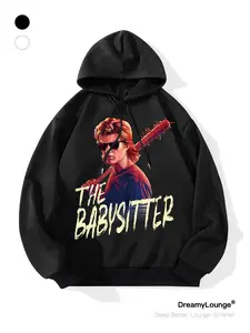 Stranger Things Steve Graphic Sweatshirt, Casual Fitted Design, Perfect for Daily Wear at Home or Outdoors, Fall & Winter Fashion