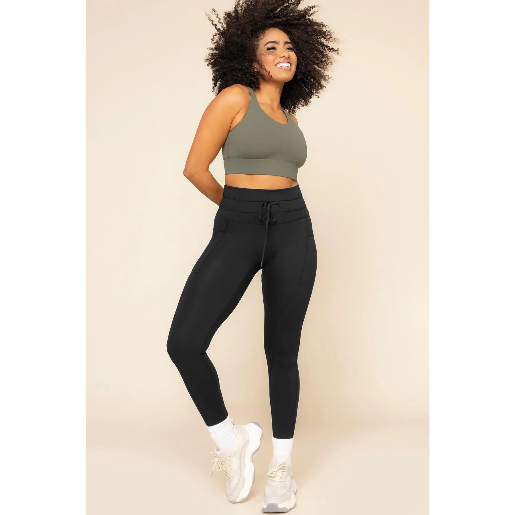 Cargo Legging with Pockets - Black Cargo Legging with Pockets - Black