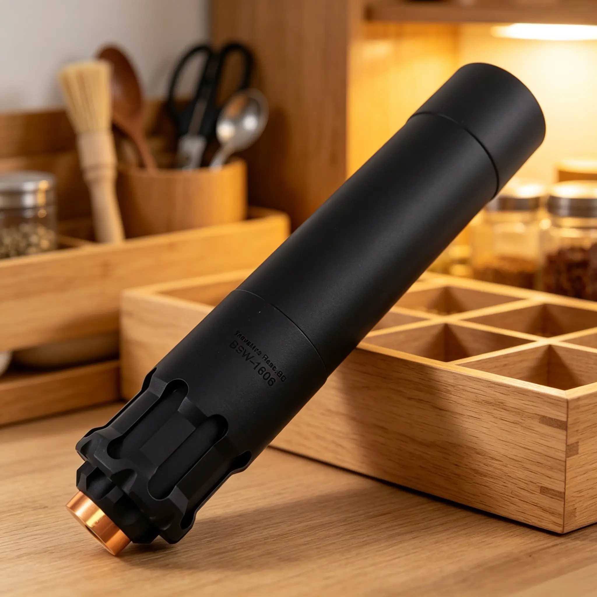 RUGGED Obsidian Premium Aluminum Kitchen Cylindrical Accessory, Easy To Install For Kitchen Use