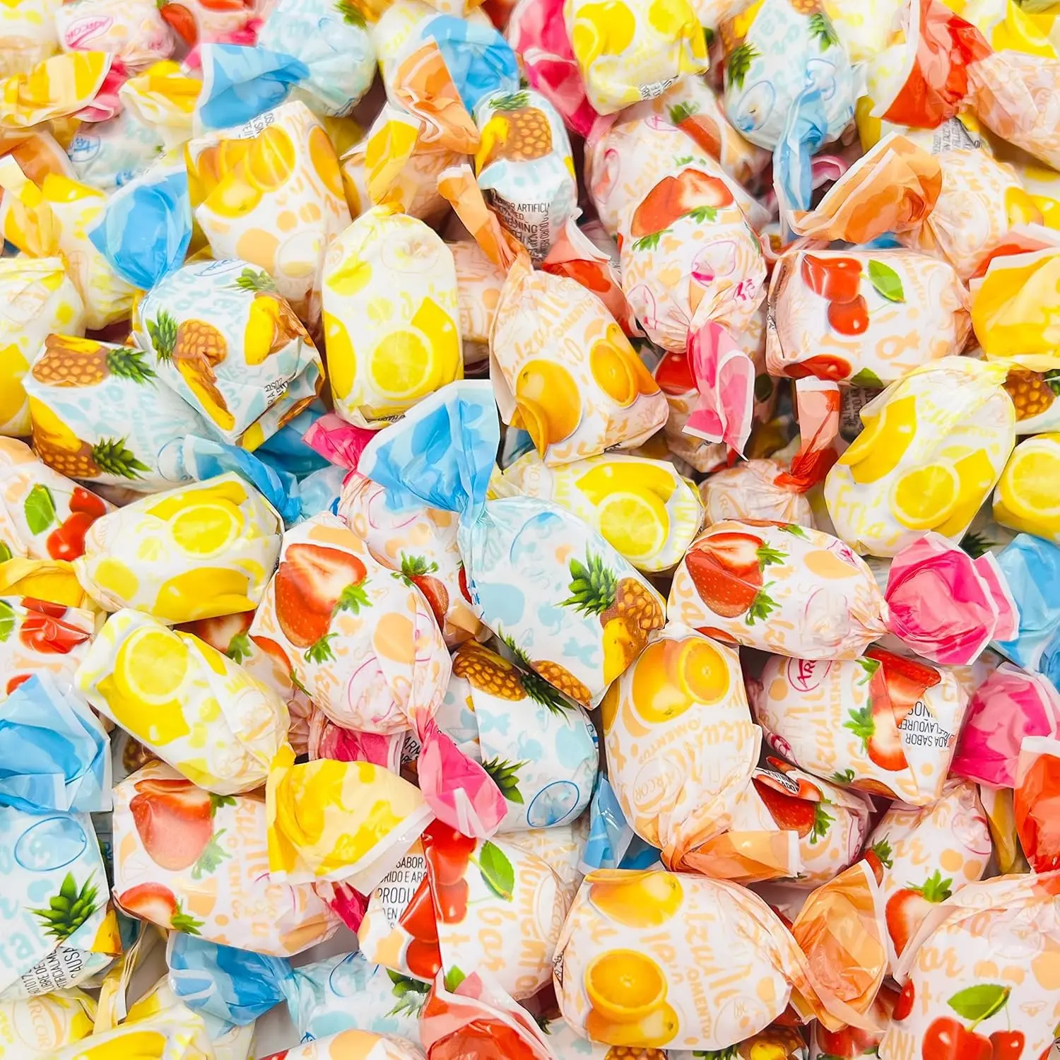 Premium Fruit-Filled Hard Candy Assortment - 16oz (1 LB) Classic Sweet Bonbon Snack