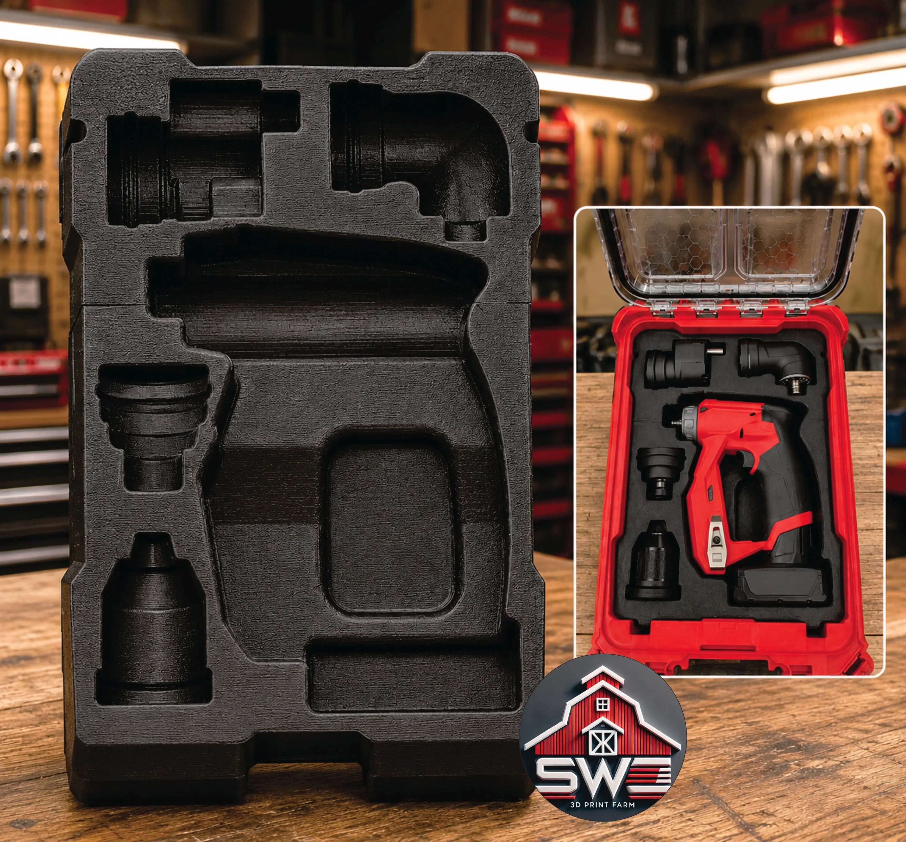 M12 FUEL 4-in-1 Installation Drill Driver 2505-20 Insert Organizer for Milwaukee Packout 48-22-8435
