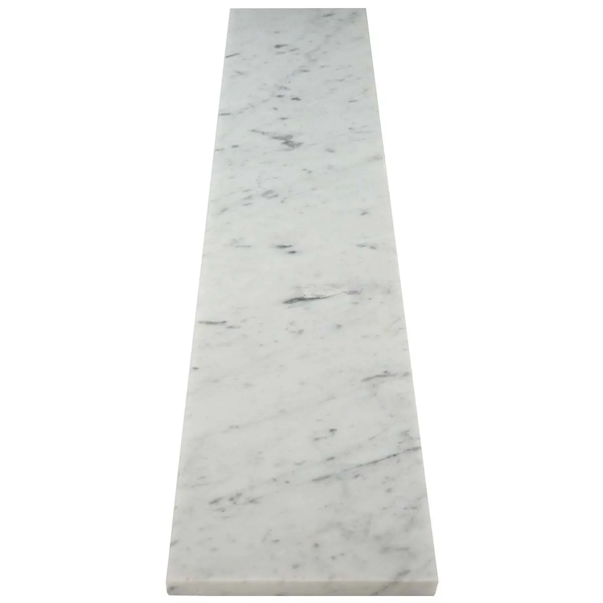 Carrara White Marble Stone Shower Curb