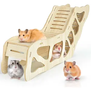 Hamster Tunnel Hideout Climbing Ladder for Burying in Hamster Bedding or Connecting with Hamsters Nut Stuff Hamsters Cage Accessories