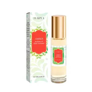 10ML Vanilla Amber Roll-On Perfume Oil, Long-Lasting Scent, Unisex Portable Fragrance, Ideal Gift for Any Occasion